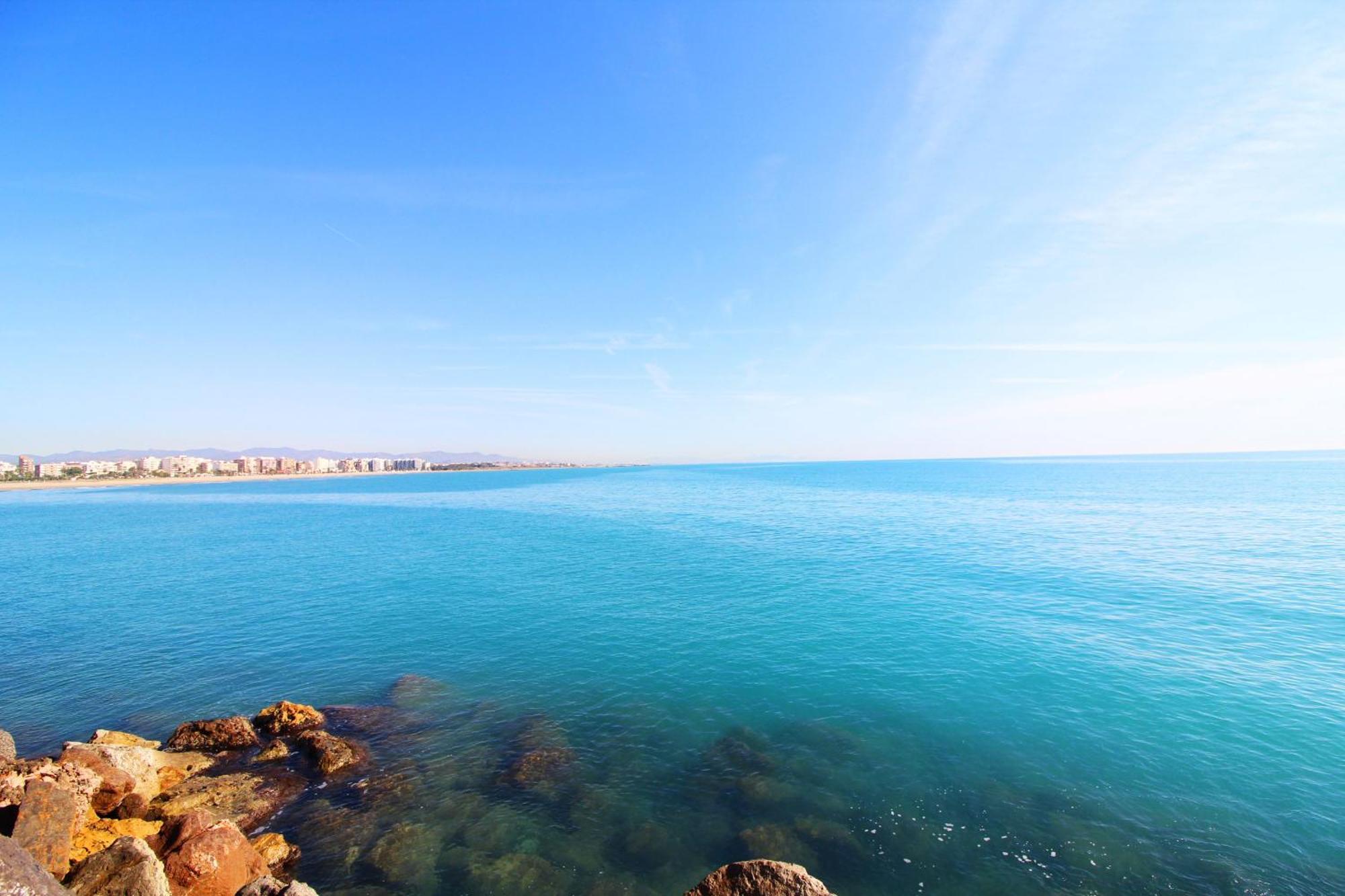 Global Properties, Apartamento Con Terraza E Increibles Vistas Al Mar Sagunto Zewnętrze zdjęcie