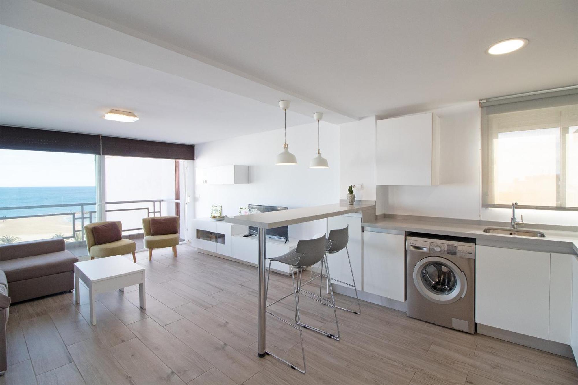 Global Properties, Apartamento Con Terraza E Increibles Vistas Al Mar Sagunto Zewnętrze zdjęcie