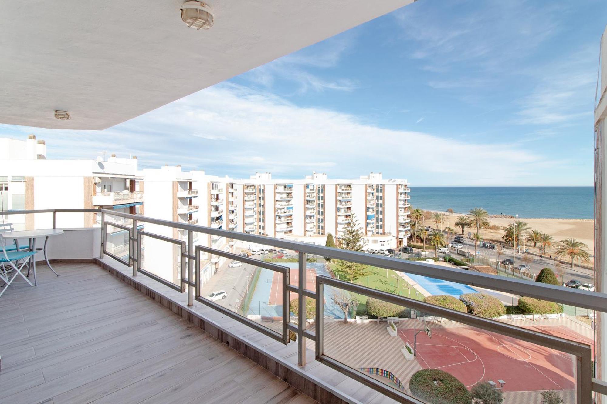 Global Properties, Apartamento Con Terraza E Increibles Vistas Al Mar Sagunto Zewnętrze zdjęcie